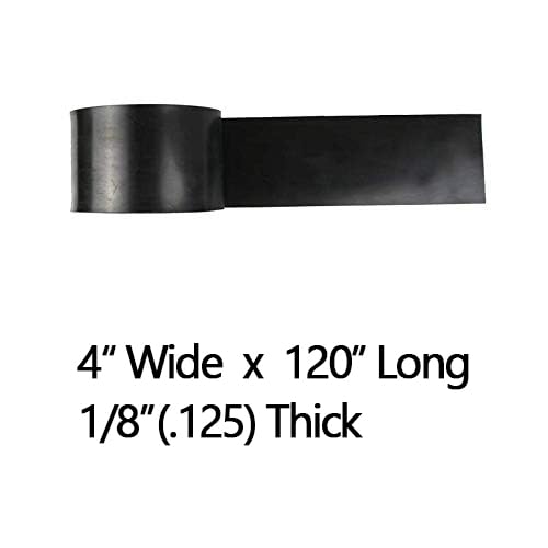 NABOWAN Solid Rubber Sheets Strips Rolls 1/8"" (.125"") Thick x 4"" Wide x 120"" Long  Thin Neoprene Rubber  Perfect for DIY Gasket Material  Sealing  Liner  Shield  Padding  Mat - Image 2